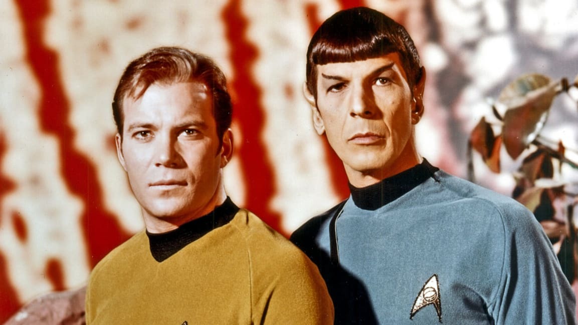 Startrek image of Kirk and Spoc