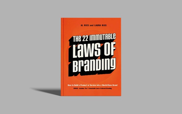 how to build a brand: Book cover The 22 Immutable Laws of Branding-2