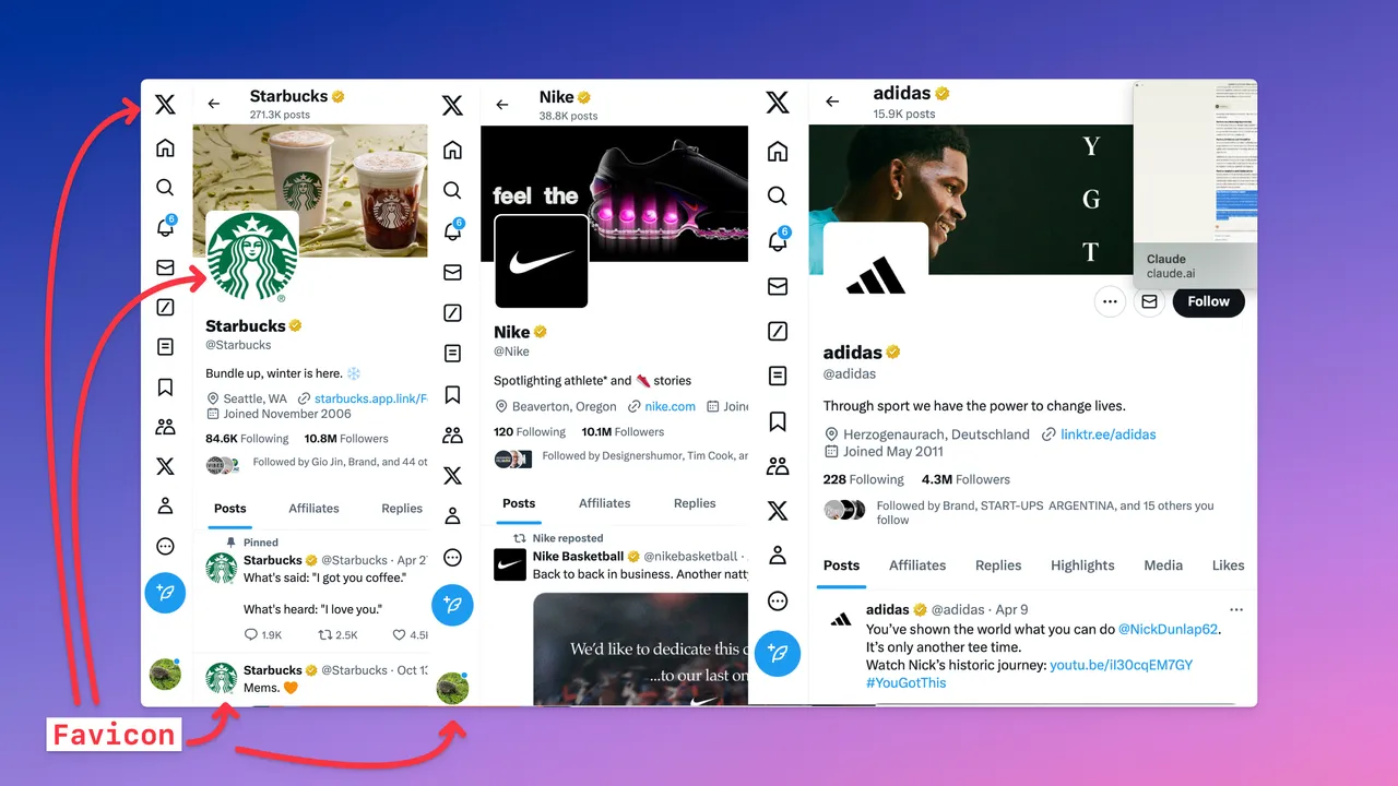 favicons are everywhere