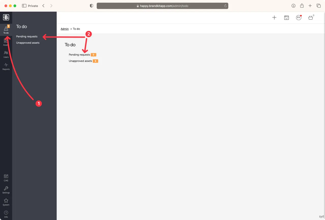 BK2 Help Find Pending Requests Screenshot 1 Mar 2023@2x