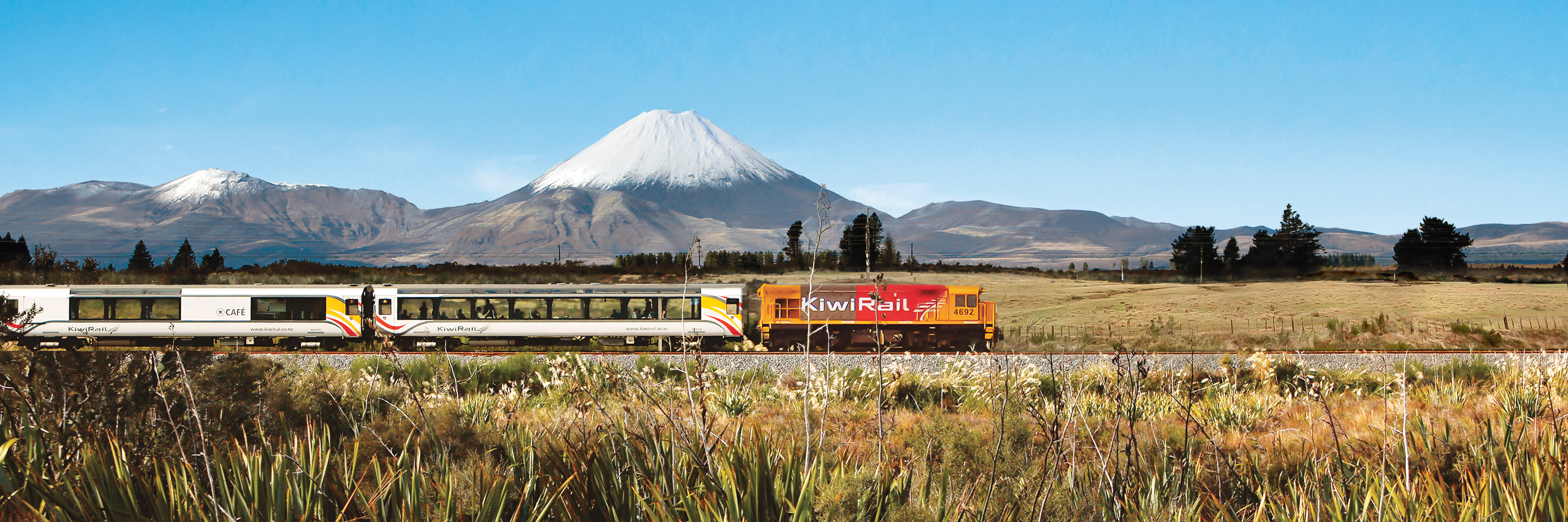 Northern Explorer leaving national park