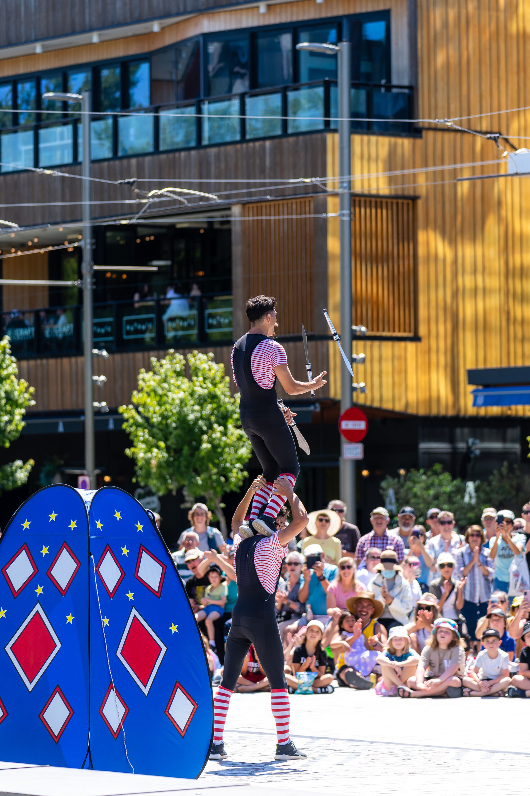 Bread & Circus Performers on The Terrace
